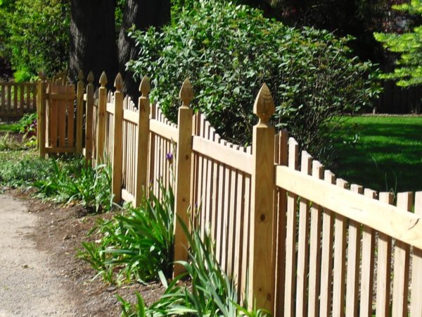 Scalloped Picket w/ Gothic Posts